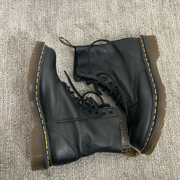 Dr. Martens Black Combat Boots - Picture 2 of 5